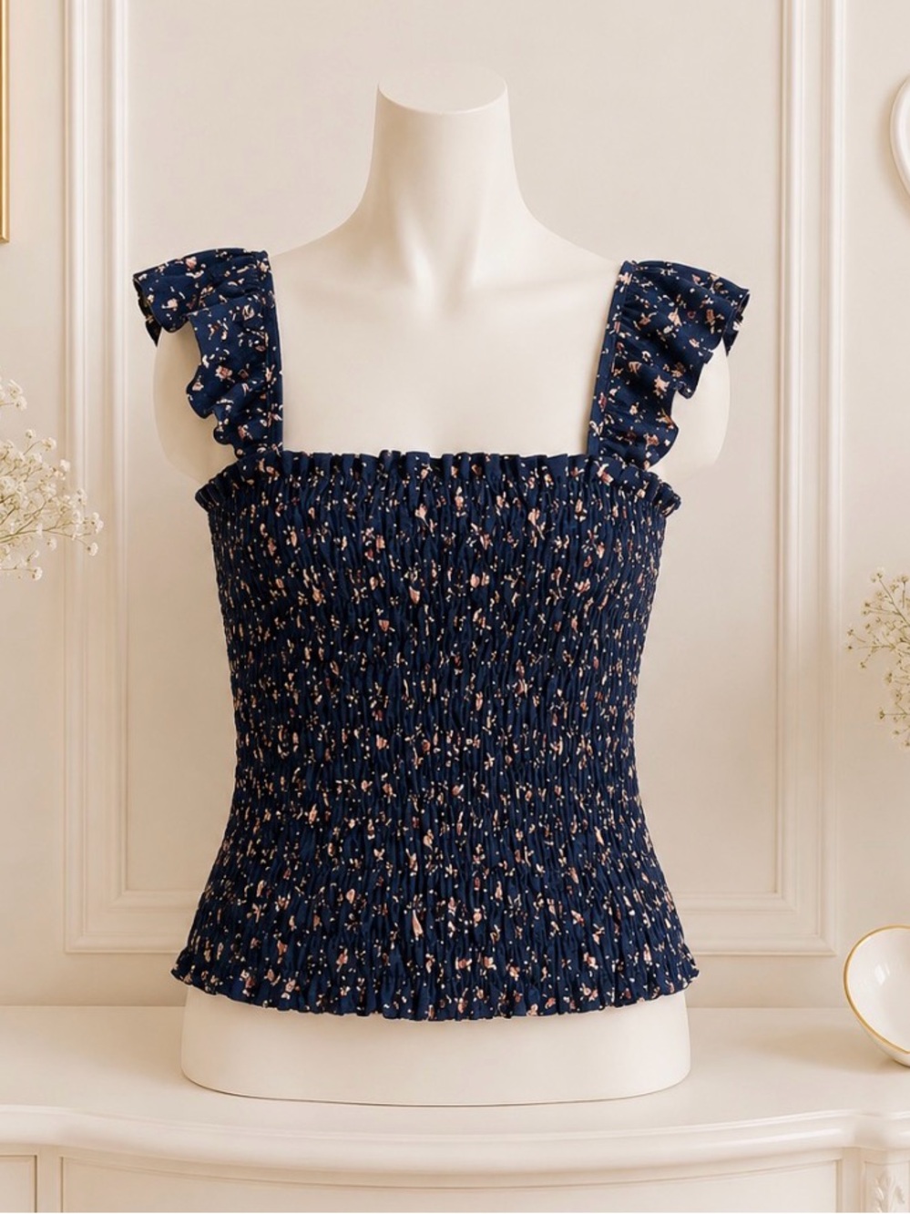NWT Lucky Brand Navy Top Size Large